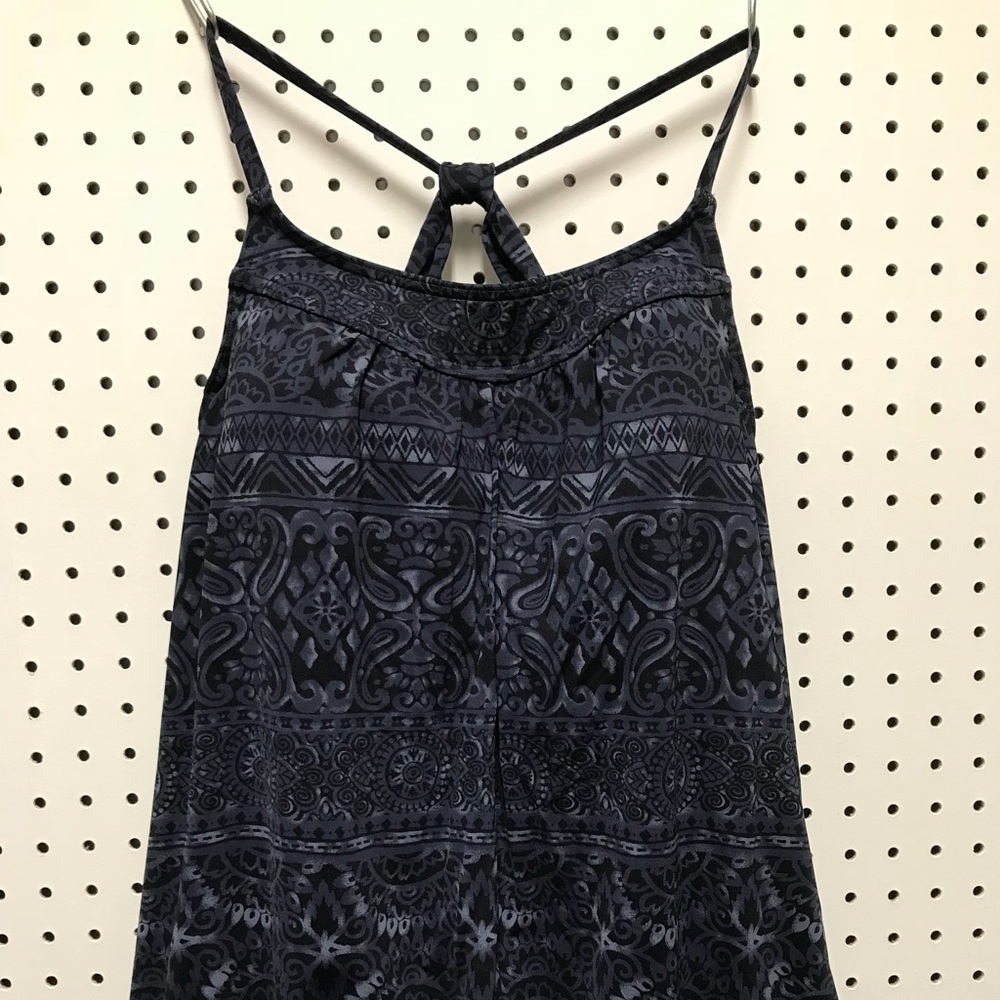 Lands’ End black floral tankini